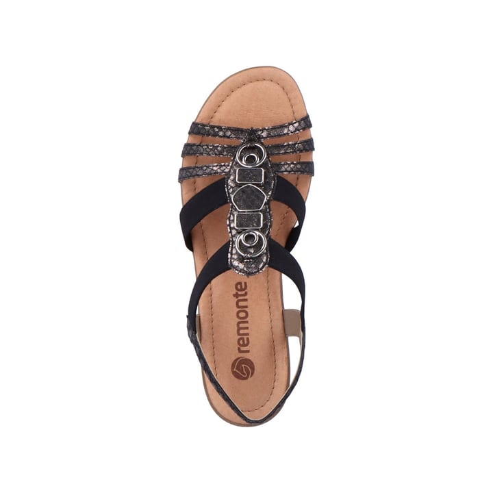 Remonte Artikelnummer R3654-01 remonte Damen Riemchensandalen asphaltschwarz Online Shopping