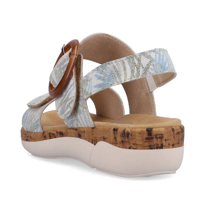 Remonte Artikelnummer R6853-92 remonte Damen Riemchensandalen cremeweiß-eisblau Black Friday