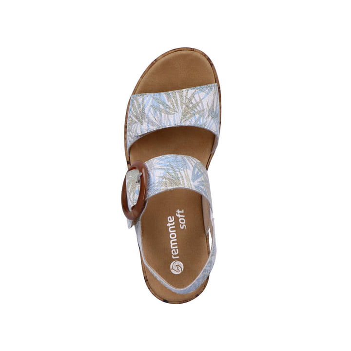 Remonte Artikelnummer R6853-92 remonte Damen Riemchensandalen cremeweiß-eisblau Black Friday
