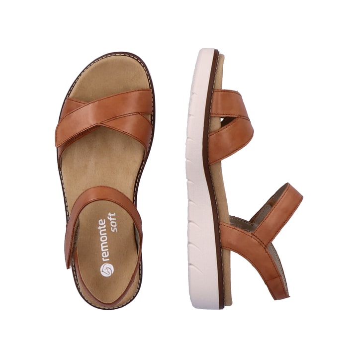 Remonte Artikelnummer D2049-22 remonte Damen Riemchensandalen karamellbraun Cyber Monday