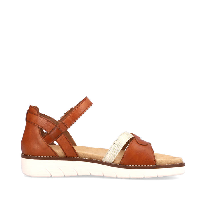 Remonte Artikelnummer D2046-24 remonte Damen Riemchensandalen karamellbraun Weihnachtsangebot