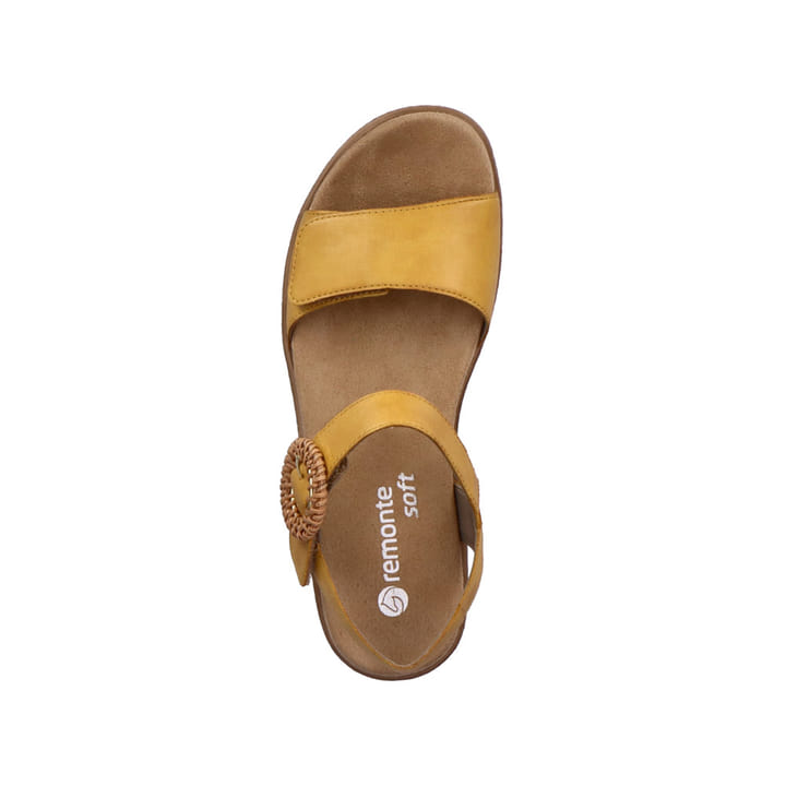 Remonte Artikelnummer D0Q52-68 remonte Damen Riemchensandalen honiggelb Muttertagsangebot