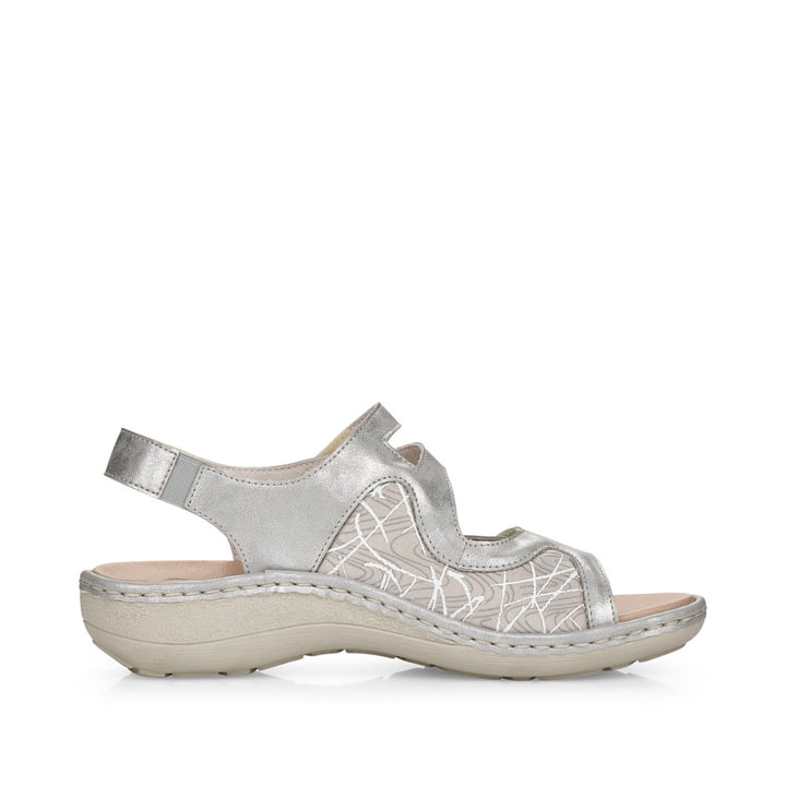 Remonte Artikelnummer D7647-40 remonte Damen Riemchensandalen silber-grau Vatertagsangebot