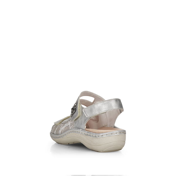 Remonte Artikelnummer D7647-40 remonte Damen Riemchensandalen silber-grau Vatertagsangebot