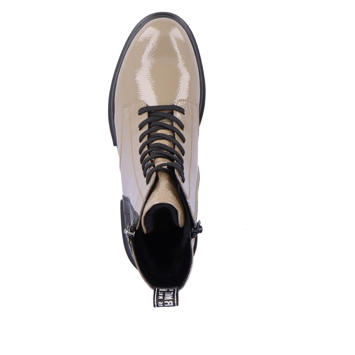 Remonte Artikelnummer D8975-20 remonte Damen Schnürstiefel sandbeige-schwarz Jubiläumsangebot