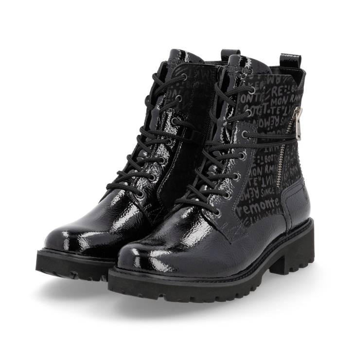 Remonte Artikelnummer D8659-03 remonte Damen Kurzstiefel lackschwarz Neueste Mode