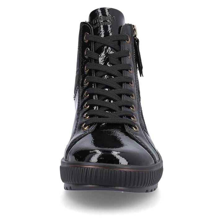 Remonte Artikelnummer D0775-01 remonte Damen Schnürschuhe schwarz-metallic Online Outlet