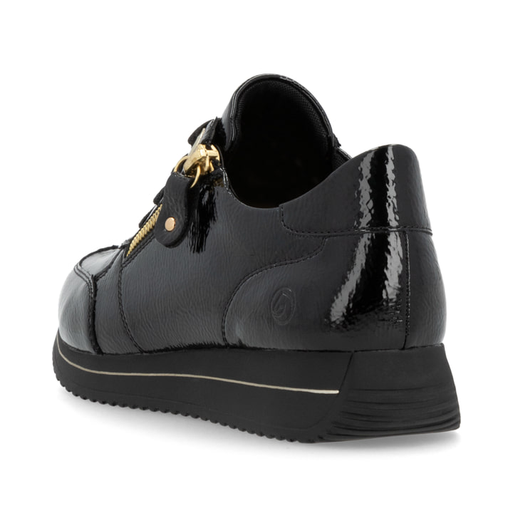 Remonte Artikelnummer D0H11-00 remonte Damen Sneaker glanzschwarz Große Rabatte