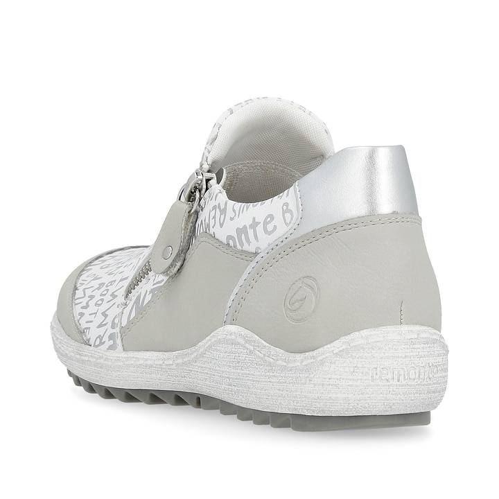 Remonte Artikelnummer R1428-80 remonte Damen Slipper silberweiß-asphaltgrau Tiefpreis