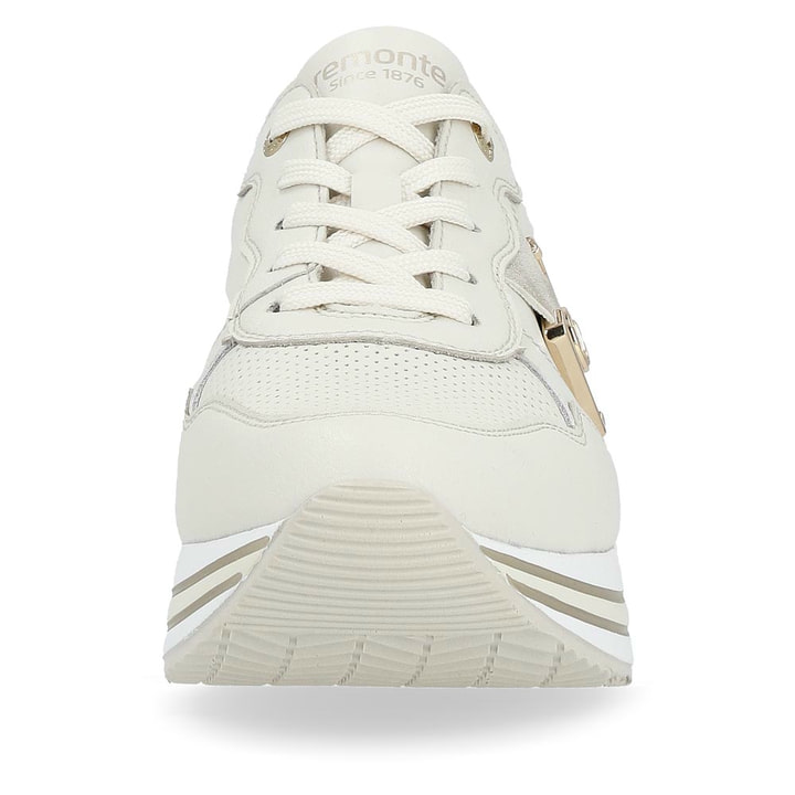Remonte Artikelnummer D1322-60 remonte Damen Sneaker altweiß-metallic 50% Rabatt für begrenzte Zeit