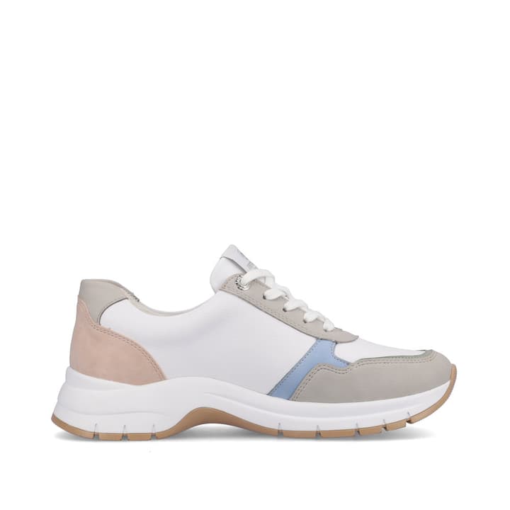 Remonte Artikelnummer D0G02-80 remonte Damen Sneaker reinweiß-altrosa-eisblau Günstiger Verkauf