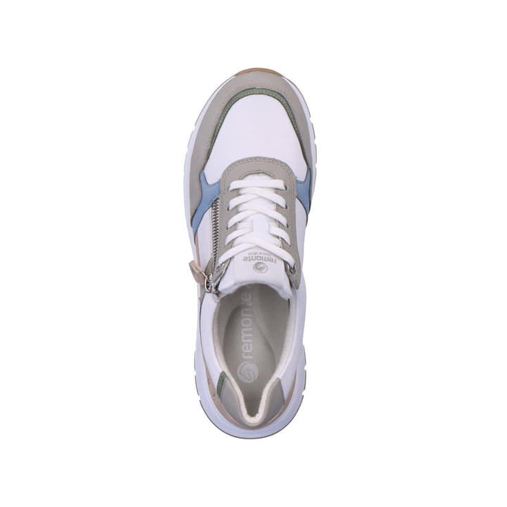 Remonte Artikelnummer D0G02-80 remonte Damen Sneaker reinweiß-altrosa-eisblau Günstiger Verkauf
