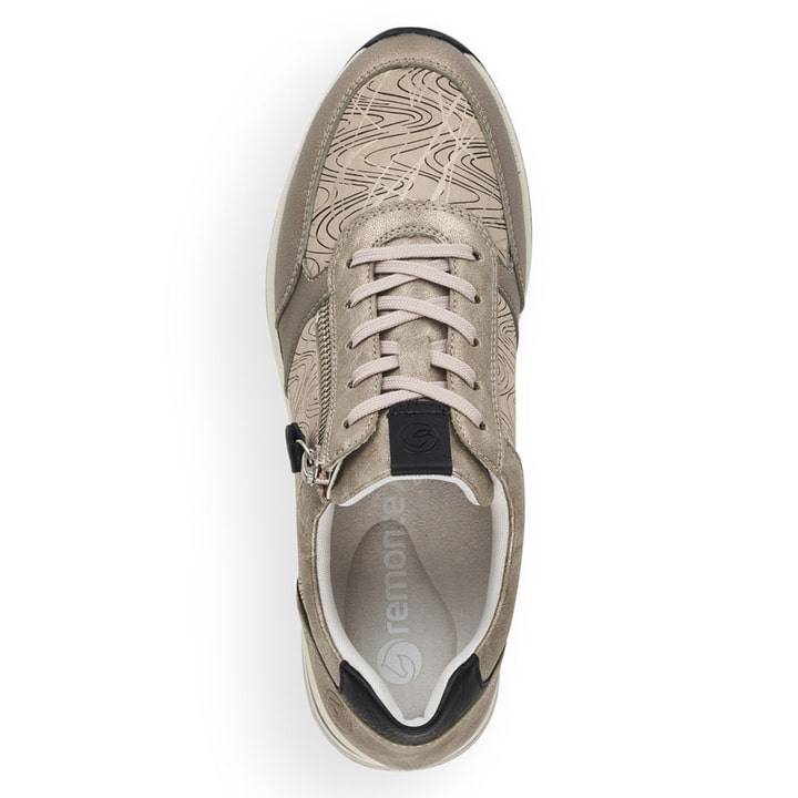 Remonte Artikelnummer D2400-60 remonte Damen Sneaker hellbeige-metallic Limitierter Zeitrabatt