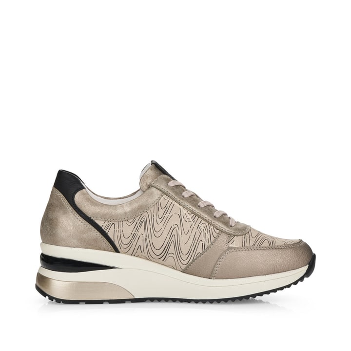 Remonte Artikelnummer D2400-60 remonte Damen Sneaker hellbeige-metallic Limitierter Zeitrabatt