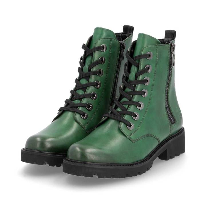 Remonte Artikelnummer D8671-53 remonte Damen Schnürstiefel smaragdgrün Muttertagsangebot