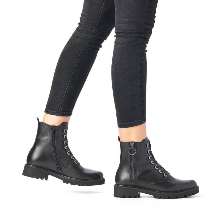 Remonte Artikelnummer D8671-01 remonte Damen Schnürstiefel mattschwarz Valentinstagsangebot