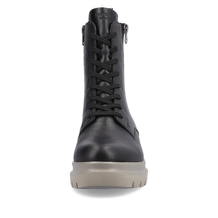 Remonte Artikelnummer D8975-03 remonte Damen Schnürstiefel asphaltschwarz Neueste Mode