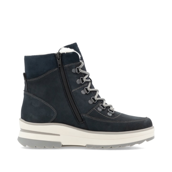 Remonte Artikelnummer D2B74-14 remonte Damen Schnürstiefel stahlblau Bis zu 50% Rabatt