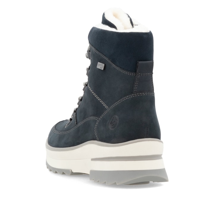 Remonte Artikelnummer D2B74-14 remonte Damen Schnürstiefel stahlblau Bis zu 50% Rabatt