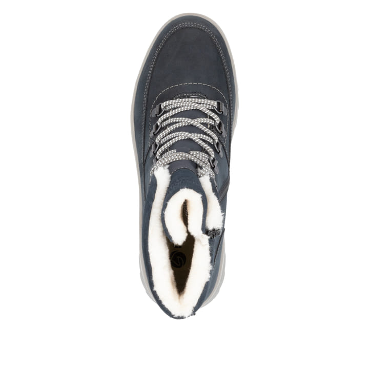 Remonte Artikelnummer D2B74-14 remonte Damen Schnürstiefel stahlblau Bis zu 50% Rabatt