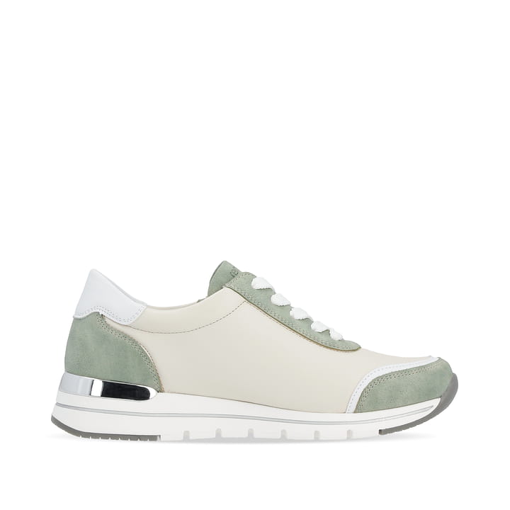 Remonte Artikelnummer R6709-81 remonte Damen Sneaker hellbeige-khakigrün Vierteljährliche Förderung