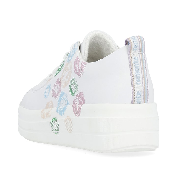 Remonte Artikelnummer D1C03-80 remonte Damen Sneaker frostweiß-multicolor 50% Rabatt mit kostenlosem Versand
