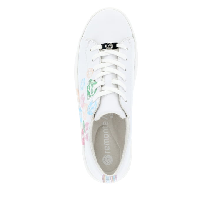 Remonte Artikelnummer D1C03-80 remonte Damen Sneaker frostweiß-multicolor 50% Rabatt mit kostenlosem Versand