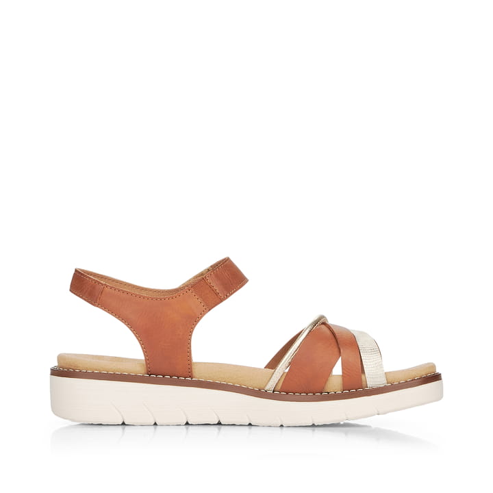 Remonte Artikelnummer D2058-24 remonte Damen Riemchensandalen karamellbraun Clearance-Verkauf