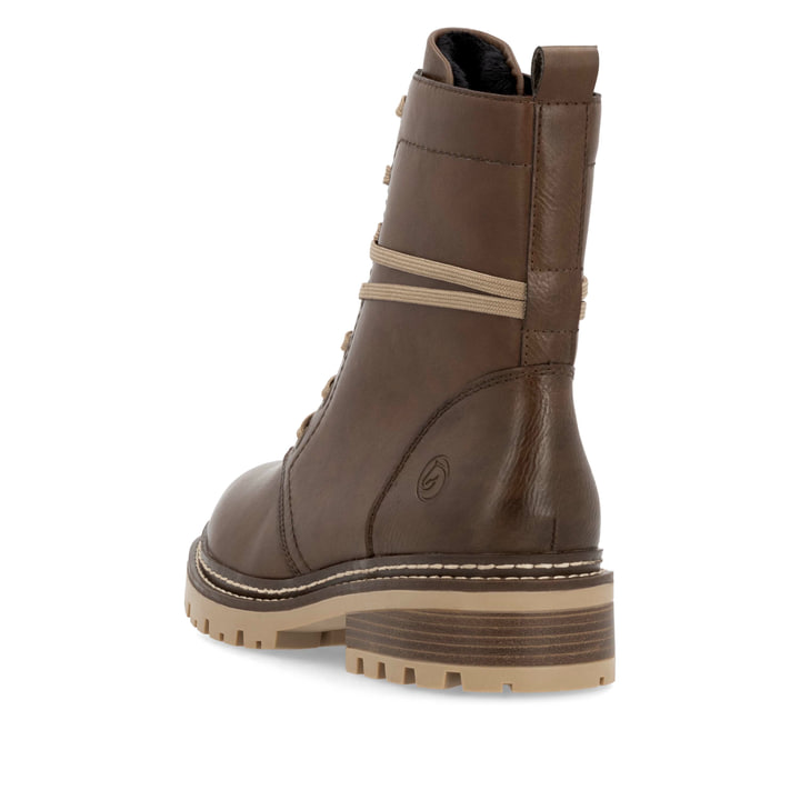 Remonte Artikelnummer D0B75-23 remonte Damen Schnürstiefel holzbraun Begrenzt auf 3 Tage