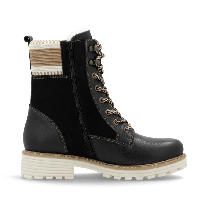 Remonte Artikelnummer D0W77-03 remonte Damen Schnürstiefel mitternachtsschwarz Auslauf