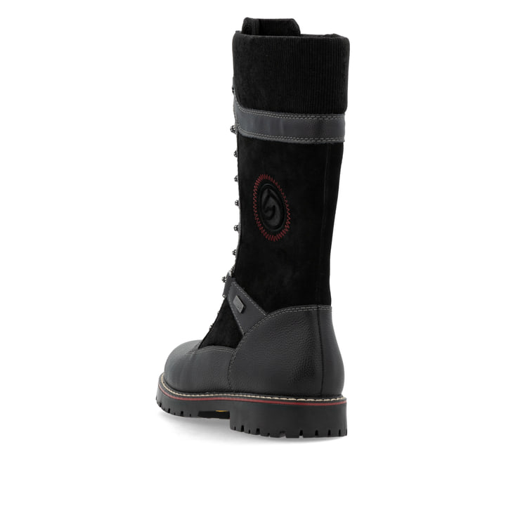 Remonte Artikelnummer D9380-02 remonte Damen Hochschaftstiefel tiefschwarz Schlussverkauf