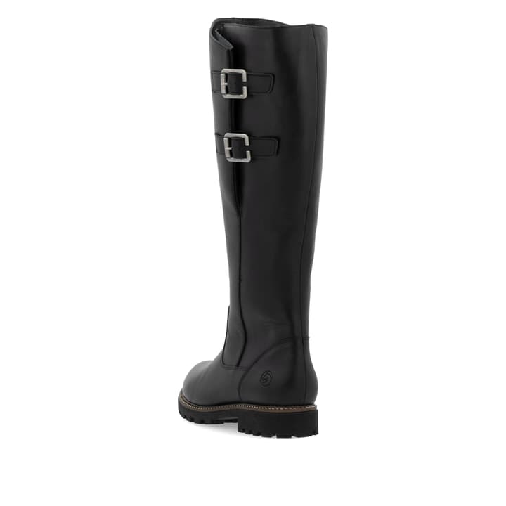 Remonte Artikelnummer D8486-00 remonte Damen Hochschaftstiefel graphitschwarz Fabrikverkauf