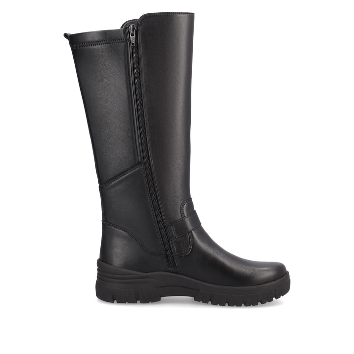 Remonte Artikelnummer D0E75-01 remonte Damen Hochschaftstiefel tiefschwarz Großer Ausverkauf