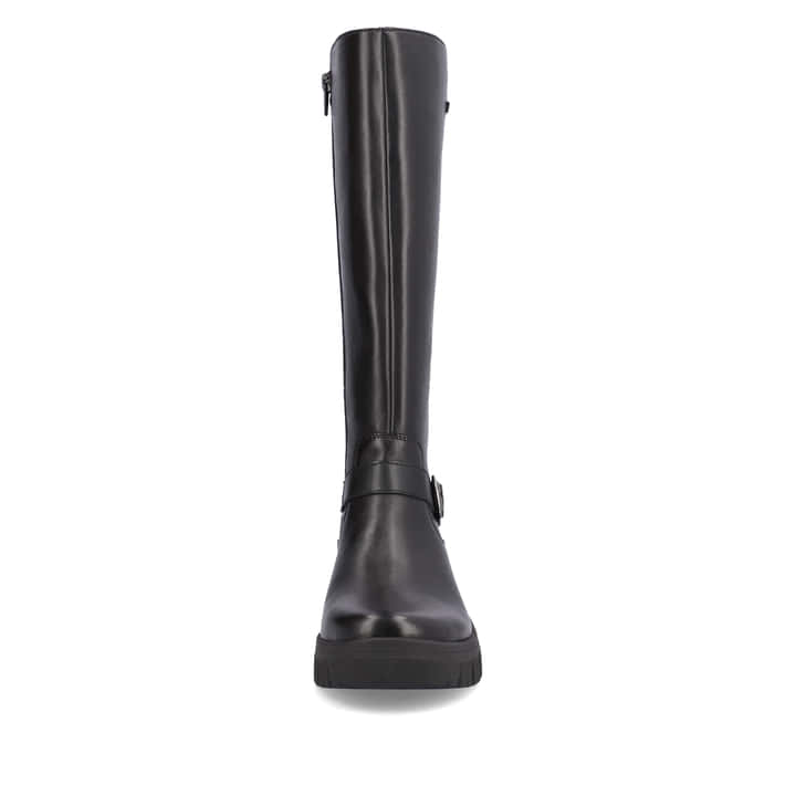Remonte Artikelnummer D0E75-01 remonte Damen Hochschaftstiefel tiefschwarz Großer Ausverkauf