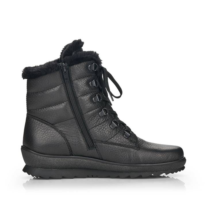 Remonte Artikelnummer R8480-01 remonte Damen Schnürstiefel tiefschwarz Online Shopping