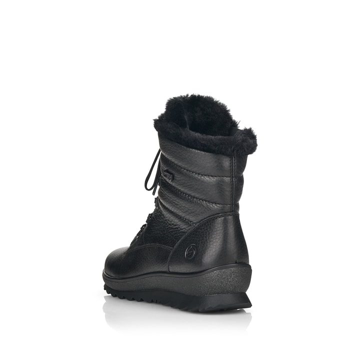 Remonte Artikelnummer R8480-01 remonte Damen Schnürstiefel tiefschwarz Online Shopping