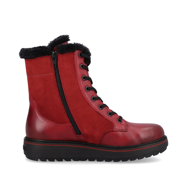 Remonte Artikelnummer D0U76-35 remonte Damen Schnürstiefel kirschrot Weihnachtsangebot