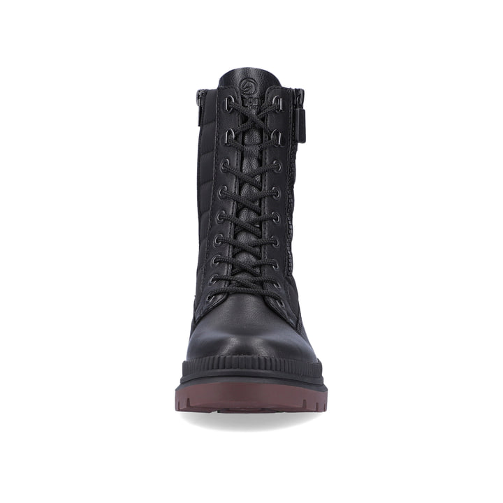 Remonte Artikelnummer D0C76-01 remonte Damen Schnürstiefel nachtschwarz Vatertagsangebot