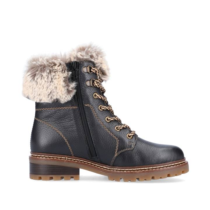Remonte Artikelnummer D0B74-01 remonte Damen Schnürstiefel asphaltschwarz Jubiläumsangebot