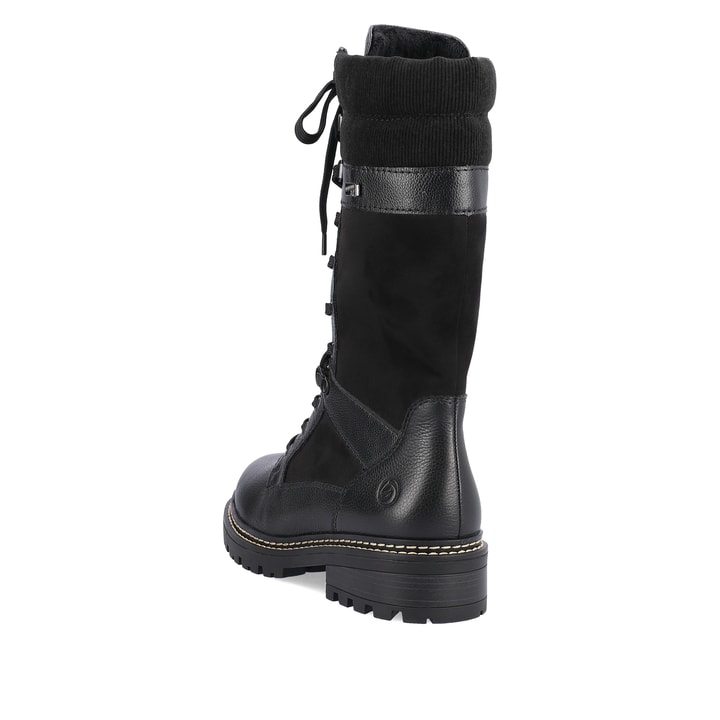 Remonte Artikelnummer D0B76-01 remonte Damen Hochschaftstiefel tiefschwarz Lagerräumung