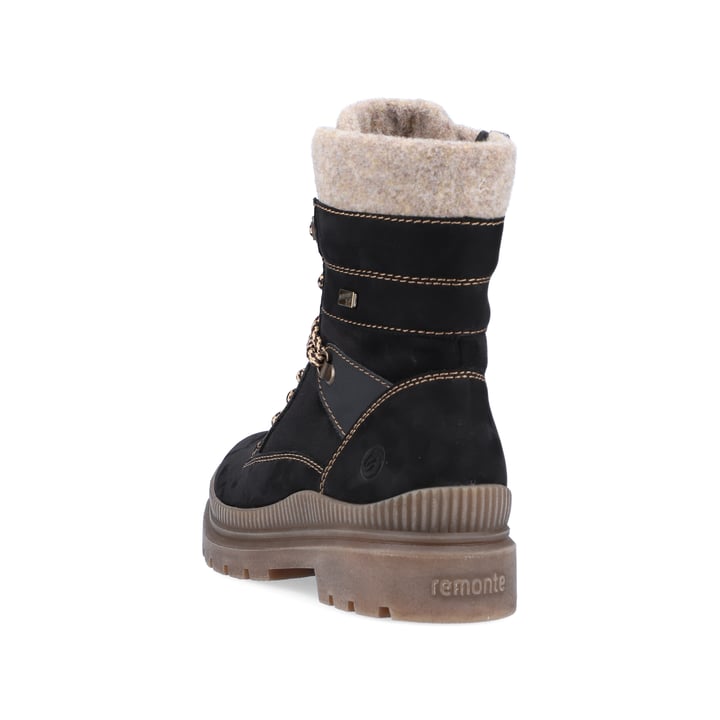 Remonte Artikelnummer D0C77-02 remonte Damen Schnürstiefel asphaltschwarz Neueste Mode