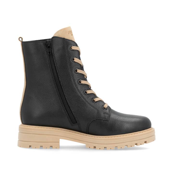 Remonte Artikelnummer D2287-03 remonte Damen Schnürstiefel mattschwarz-puder Saisonale Angebote