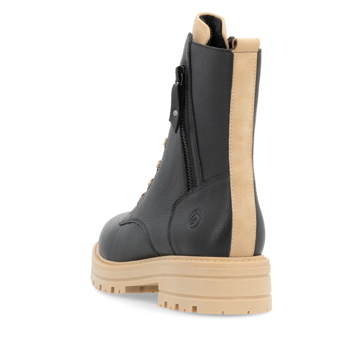Remonte Artikelnummer D2287-03 remonte Damen Schnürstiefel mattschwarz-puder Saisonale Angebote