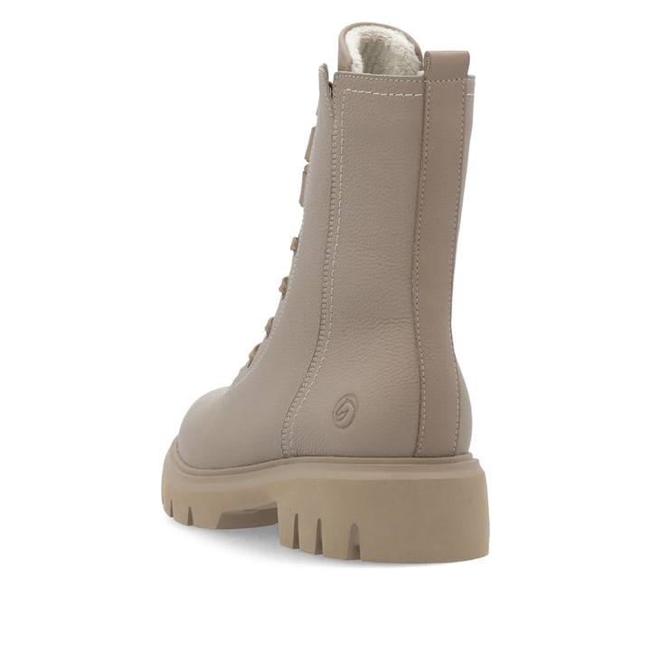 Remonte Artikelnummer D1W76-20 remonte Damen Schnürstiefel lehmbeige Räumungsverkauf