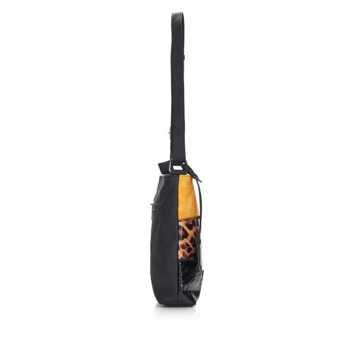 Remonte Artikelnummer Q0704-02 remonte Handtasche tiefschwarz-goldgelb Wochenangebot