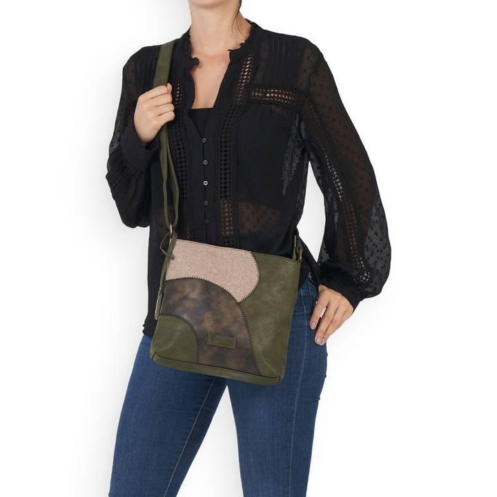 Remonte Artikelnummer Q0704-54 remonte Handtasche khakigrün-beige Kostenlose Rückgabe