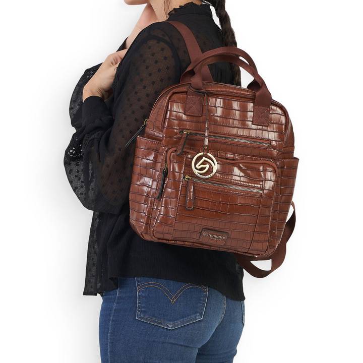Remonte Artikelnummer Q0520-25 remonte Rucksack glanzbraun Limitierter Zeitrabatt
