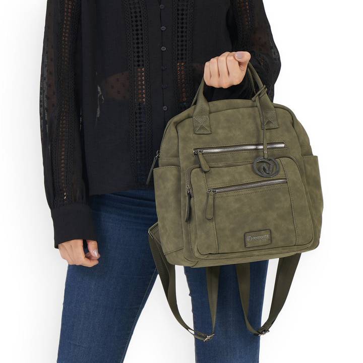 Remonte Artikelnummer Q0520-54 remonte Rucksack khakigrün Fabrik Onlineshop