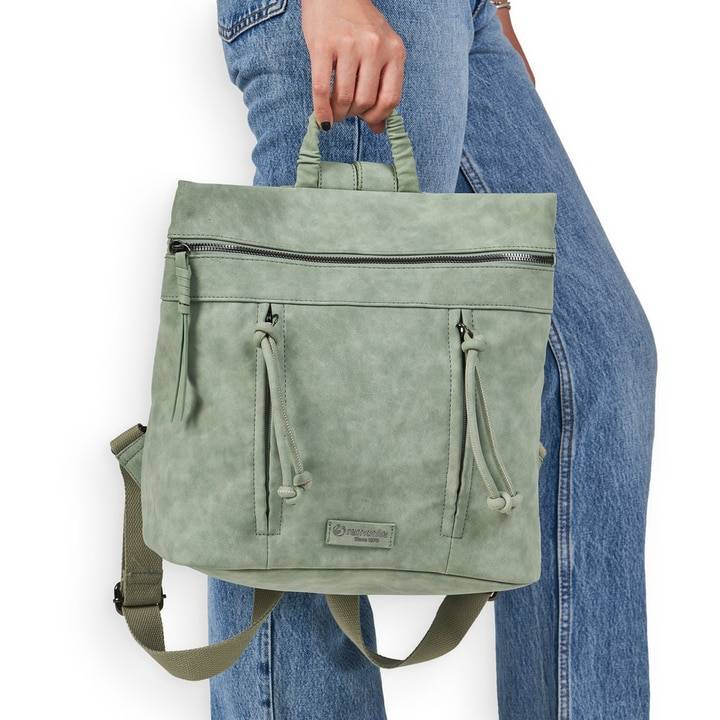 Remonte Artikelnummer Q0523-52 remonte Rucksack grüngrau Weihnachtsangebot