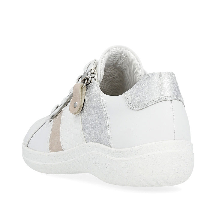 Remonte Artikelnummer D1E00-81 remonte Damen Schnürschuhe blütenweiß-metallic Online Outlet
